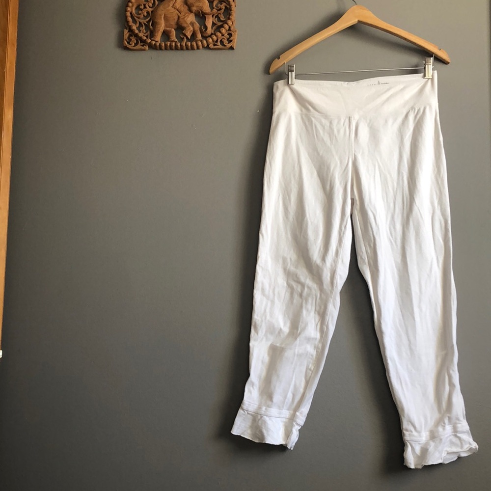 Neon Buddha white cotton pants